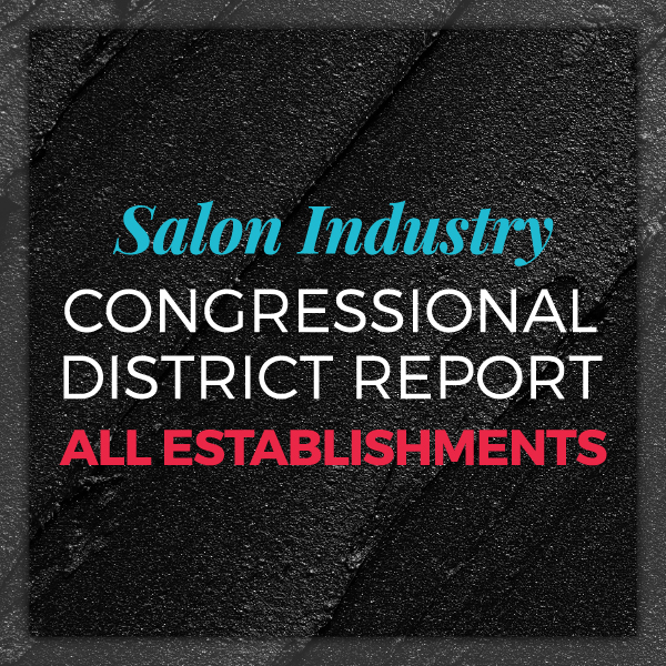 Portrait of the US Salon/Spa Industry by Congressional District - All Establishments-2021